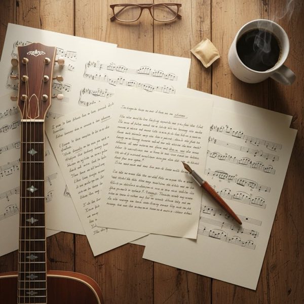 Mesa de composición — Hey Wake Up